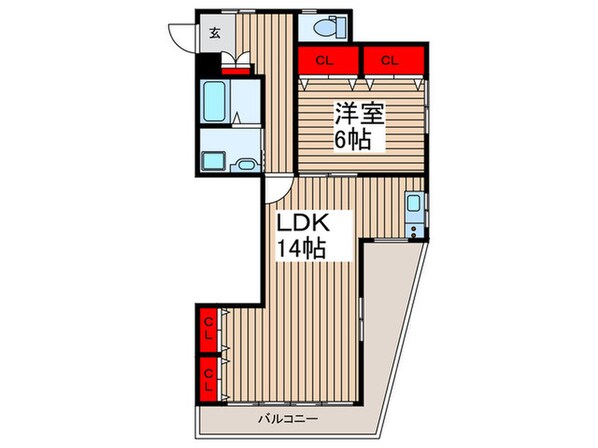 レグルス朝霞台の物件間取画像